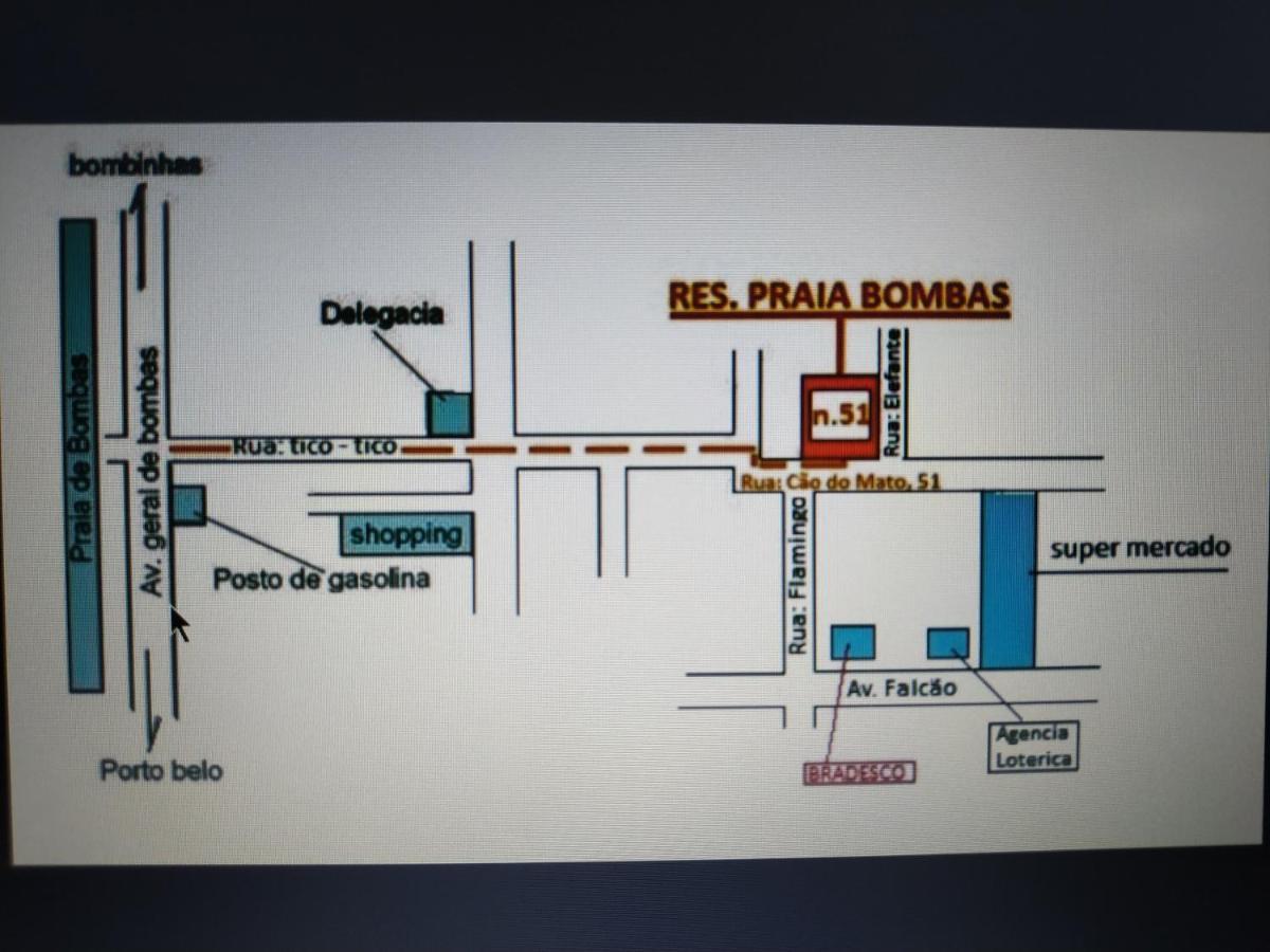 Residencial Praia Bombas 봄비나스 외부 사진
